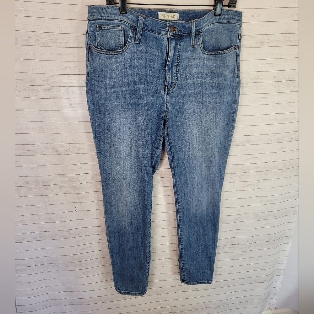 MADEWELL 9" MID-RISE SKINNY JEANS, SZ 32